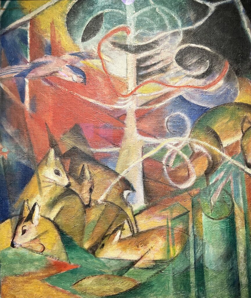 Franz Marc, Deer in the Forest I, 1913