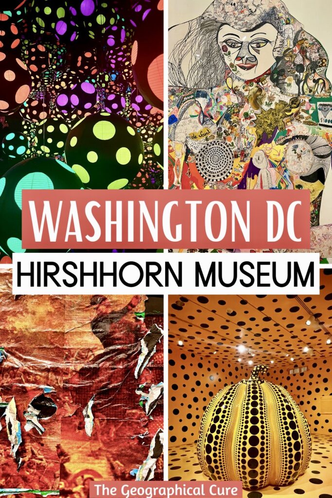 Pinterest pin for guide to the Hirshhorn Museum