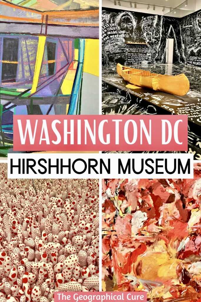 Pinterest pin for guide to the Hirshhorn Museum