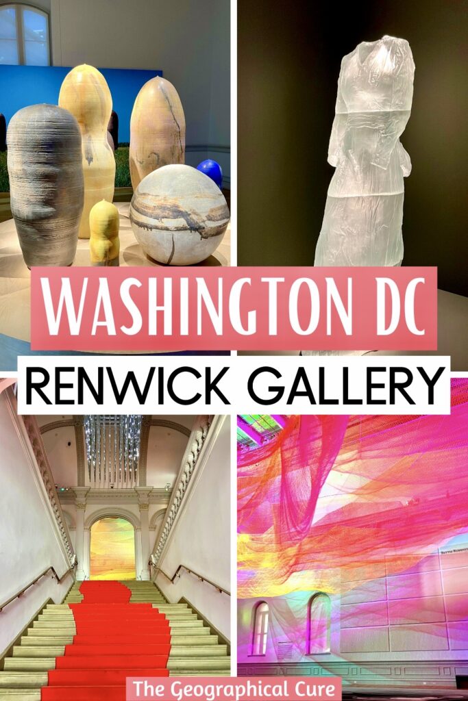 Pinterest pin for guide to the Renwick Gallery
