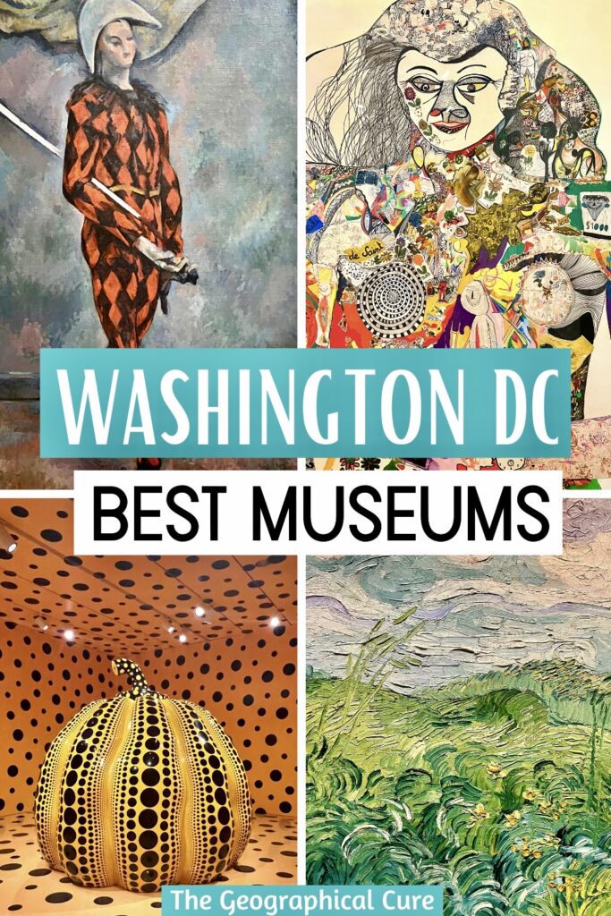 Pinterest pin for the best museums in Washington D.C.