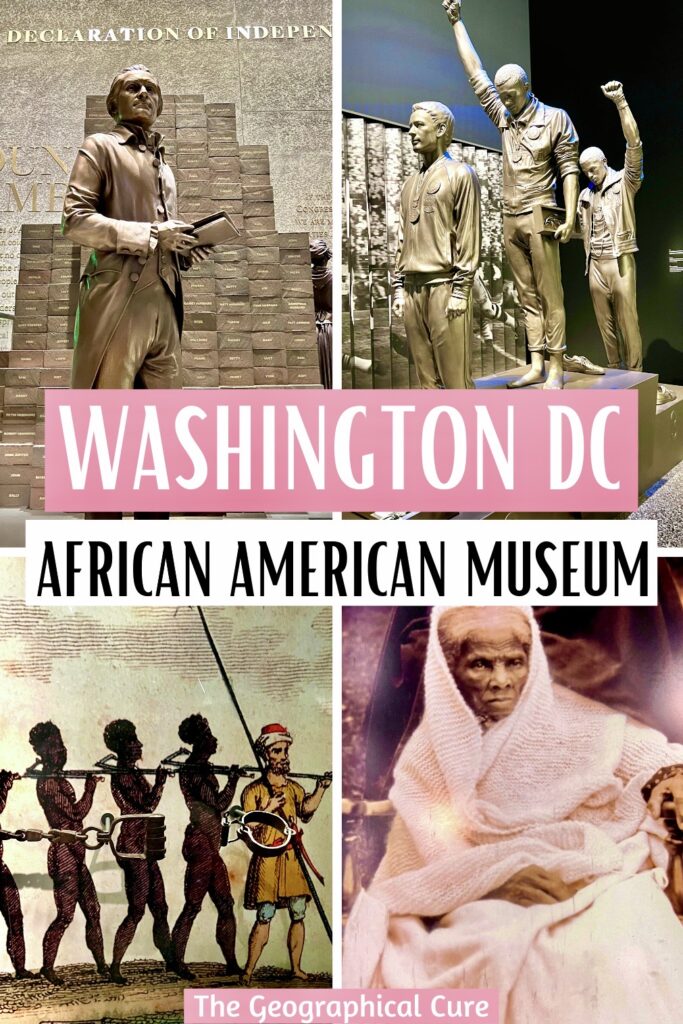 Pinterest pin for guide to the National Museum of African American History and Culture