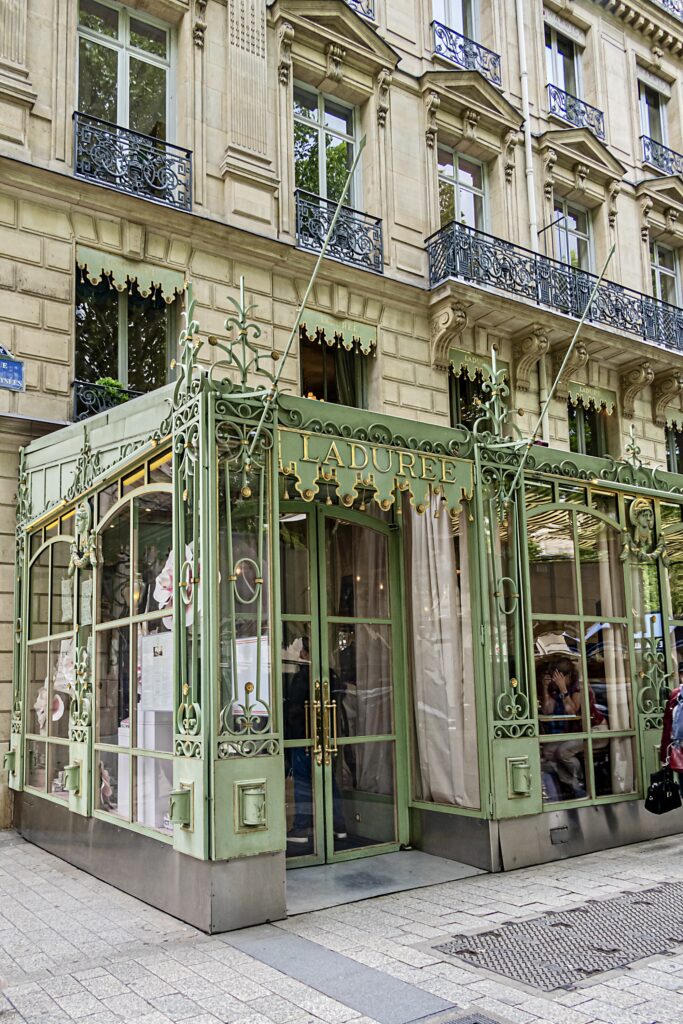 Laduree on the Champs Elysees