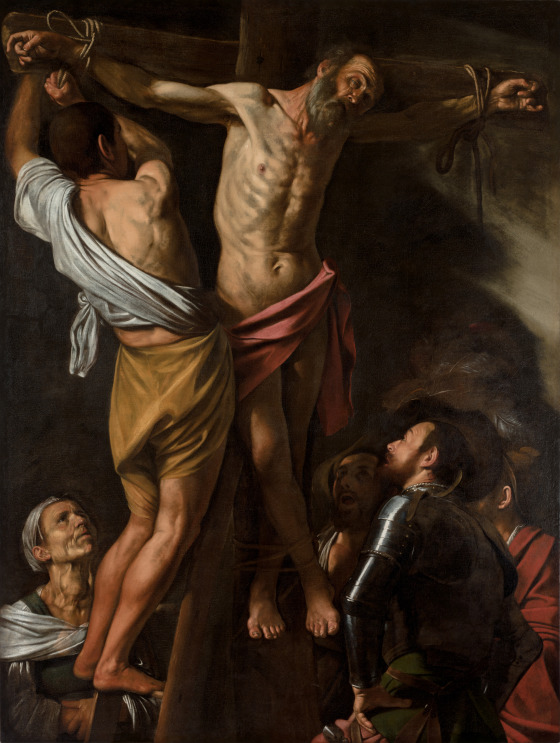 Caravaggio, Crucifixion of St. Andrew, 1607