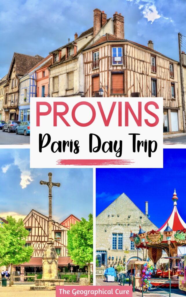 Pinterest pin for Provins day trip from Paris