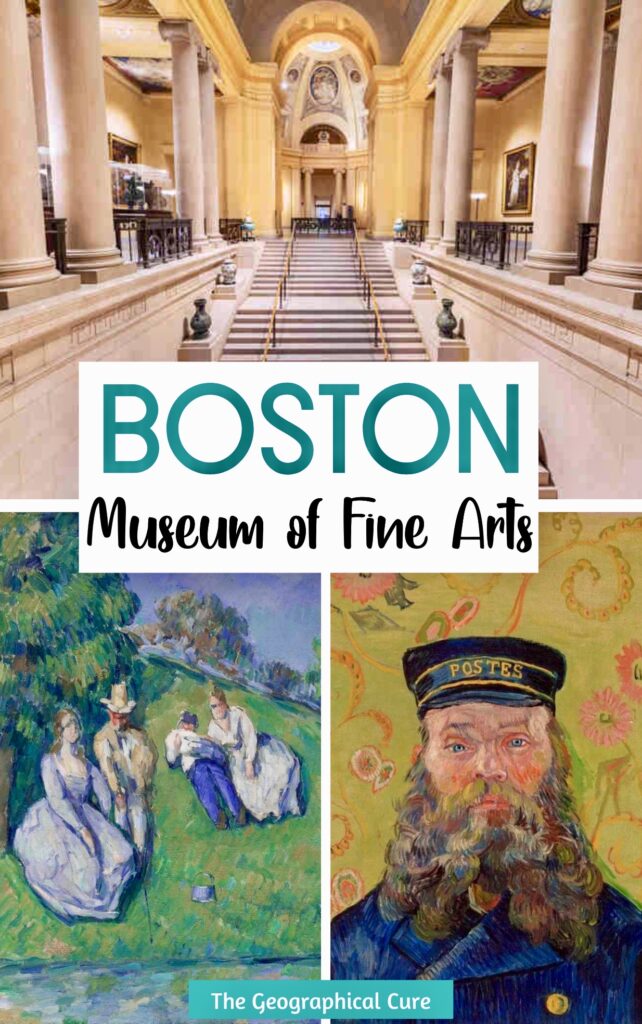 Pinterest pin for guide to the MFA Boston