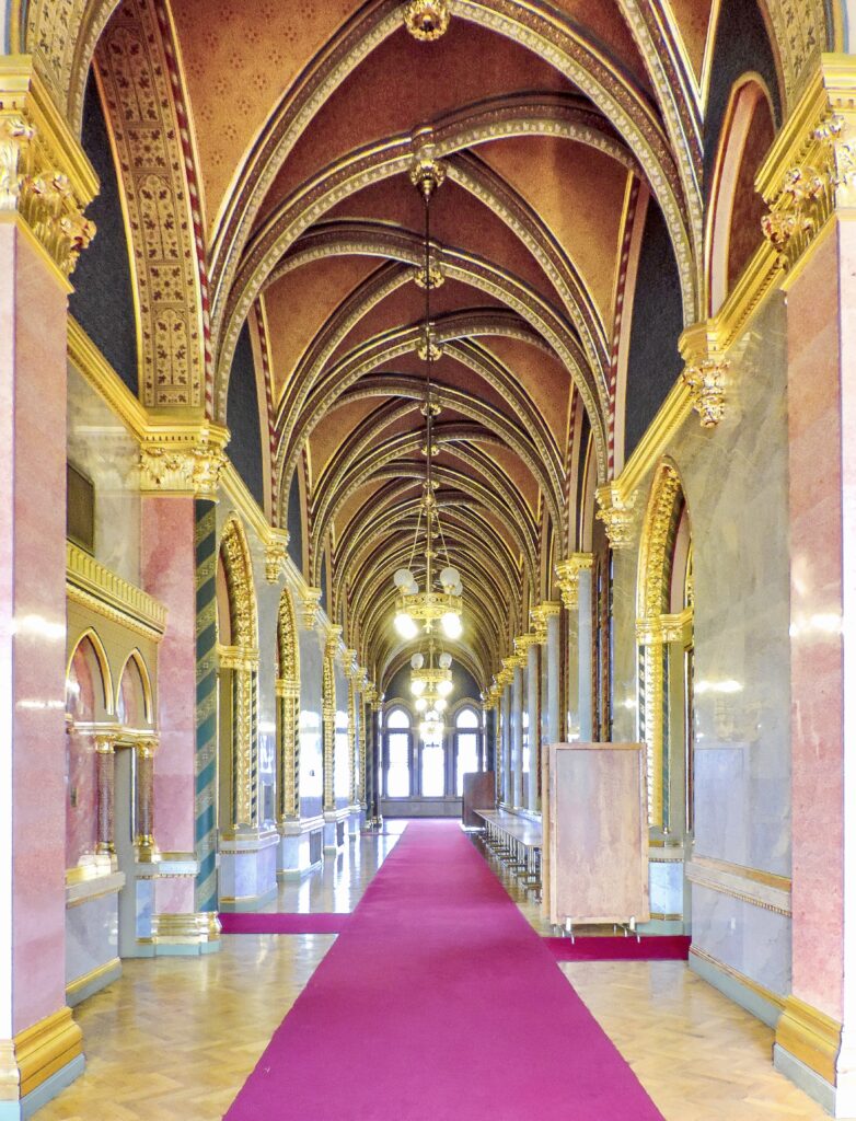 interior of Budapest Parliament