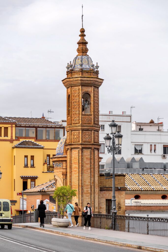 Capilla del Carmen, a small chapel on Triana Bridge