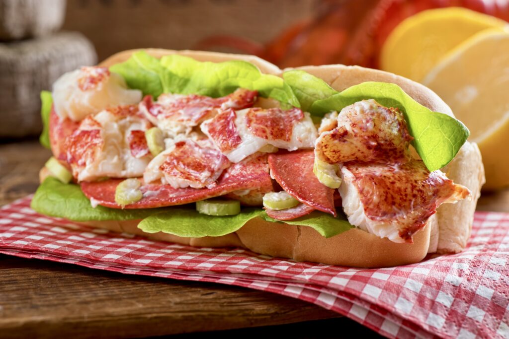 classic New England lobster roll