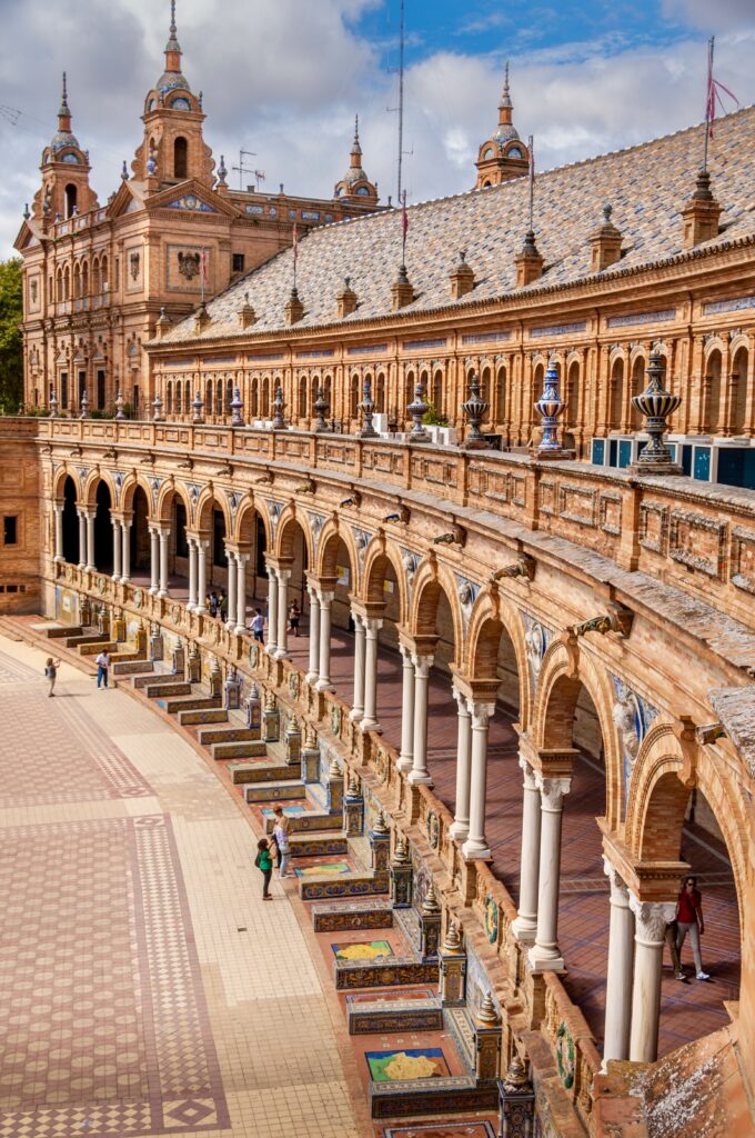 Plaza Espana, must visit on your one day in Seville itinerary
