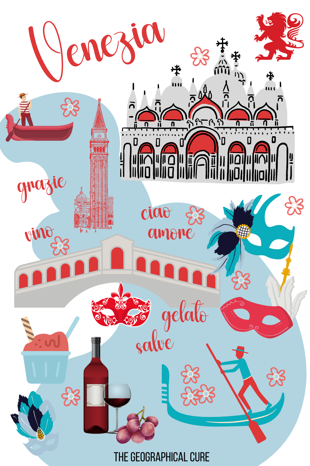 Pinterest pin for 2 days in Venice itinerary