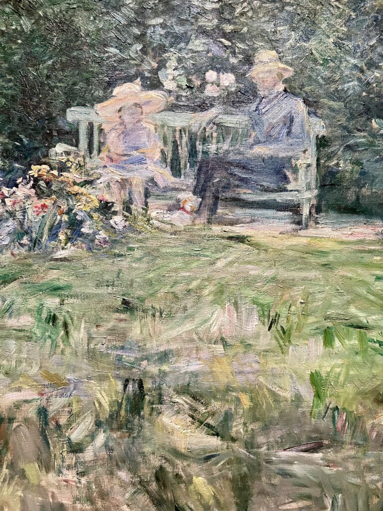 Berthe Morisot, Lesson in the Garden, 1886
