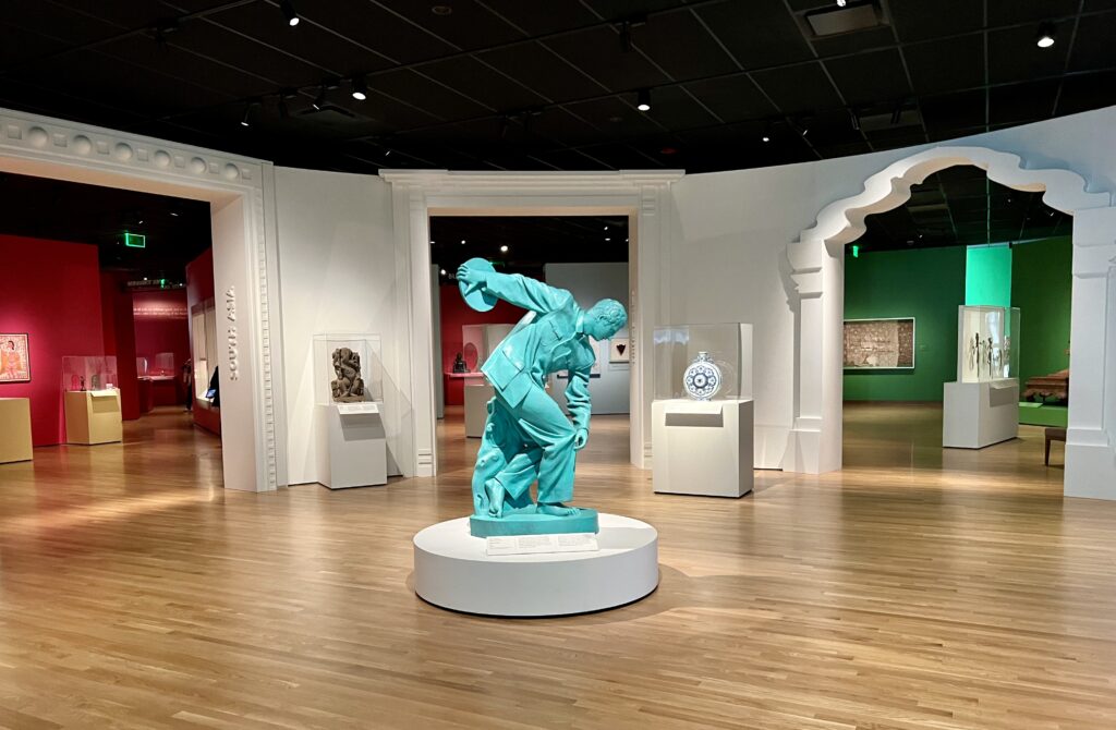 Discobolus by the Chinese artist Sui Jianguo in the Asian galleries