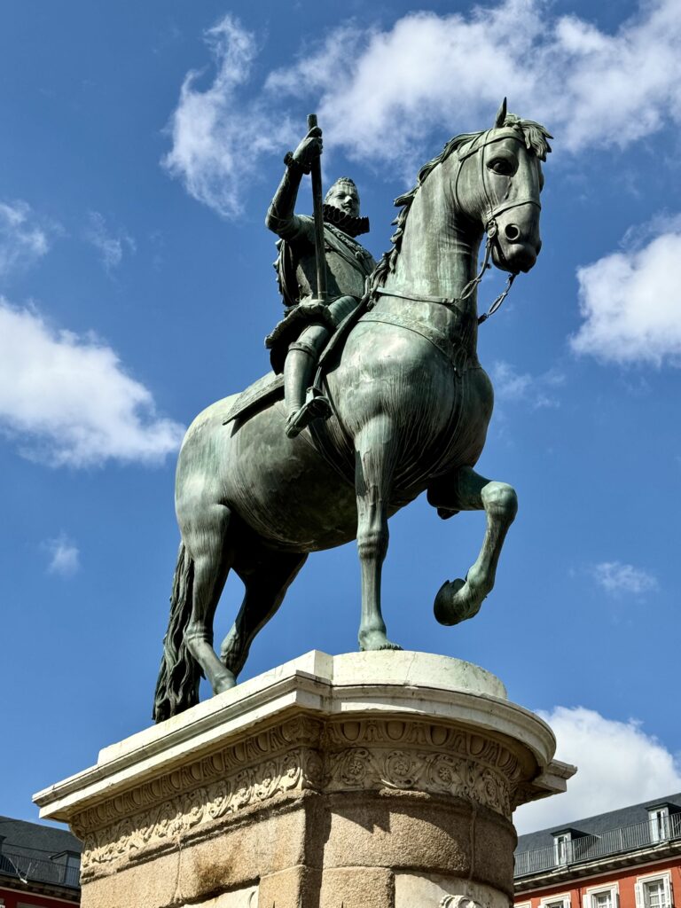 Philip III equestrian statue