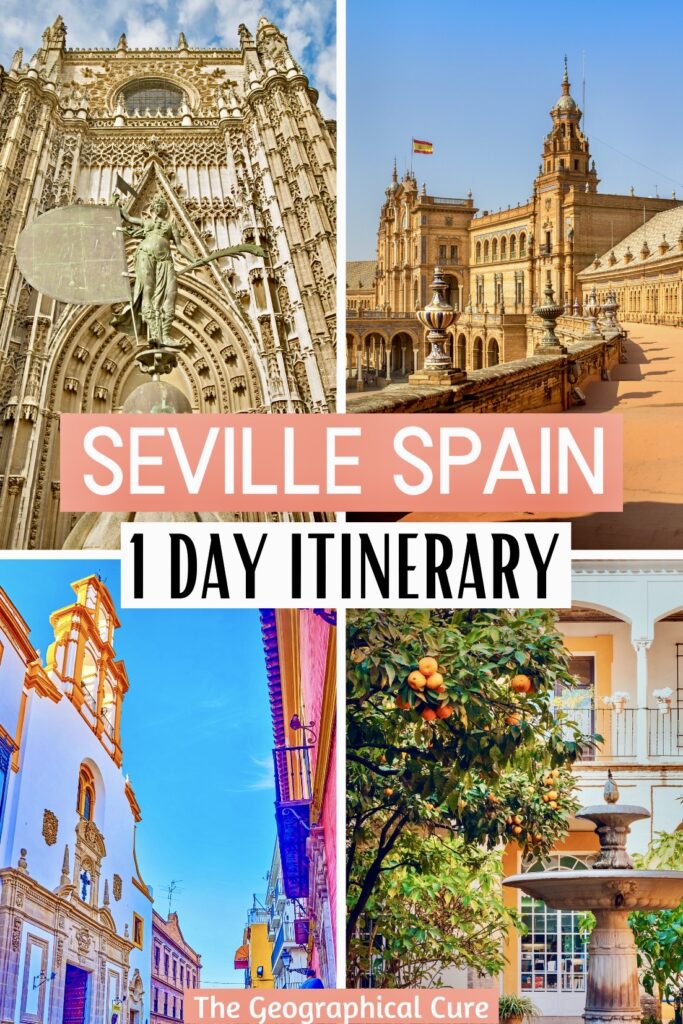 Pinterest pin for one day in Seville Itinerary