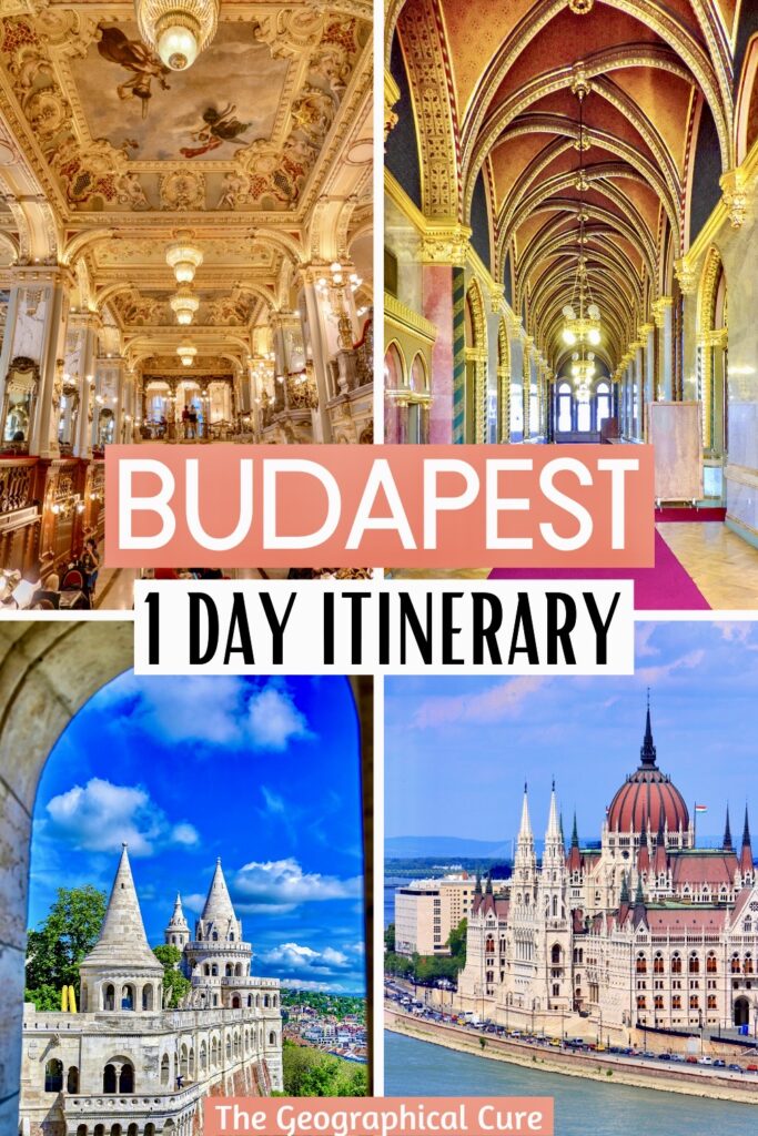 Pinterest pin for one day in Budapest