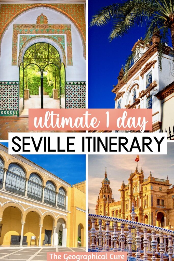 Pinterest pin for one day in Seville itinerary