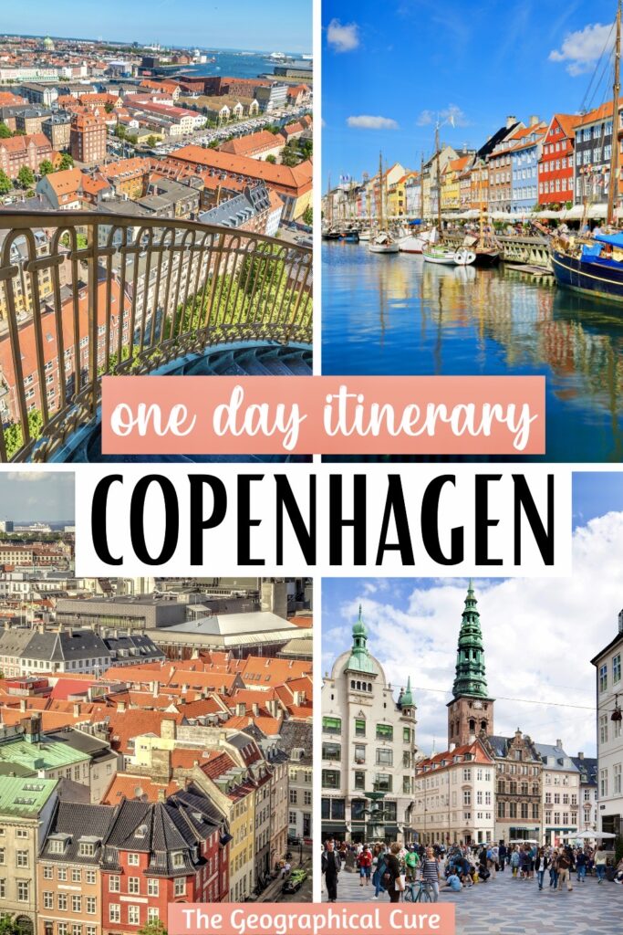 Pinterest pin for one day in Copenhagen itinerary