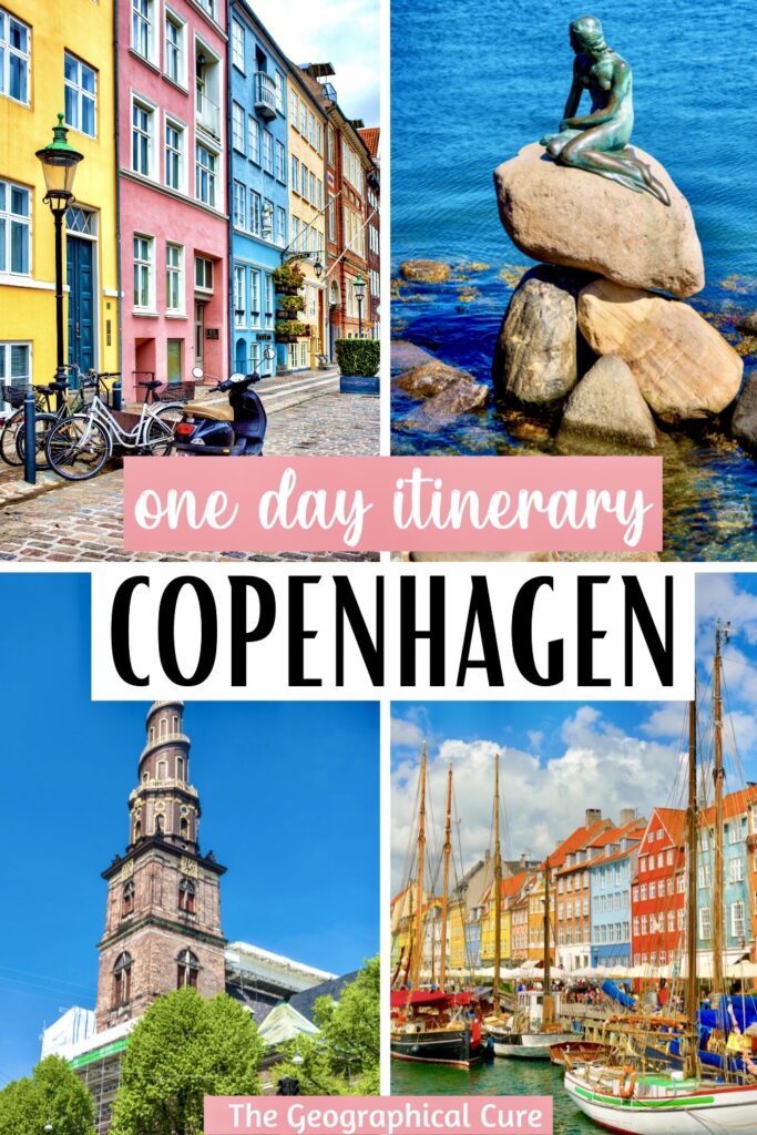 Pinterest pin for one day in Copenhagen itinerary