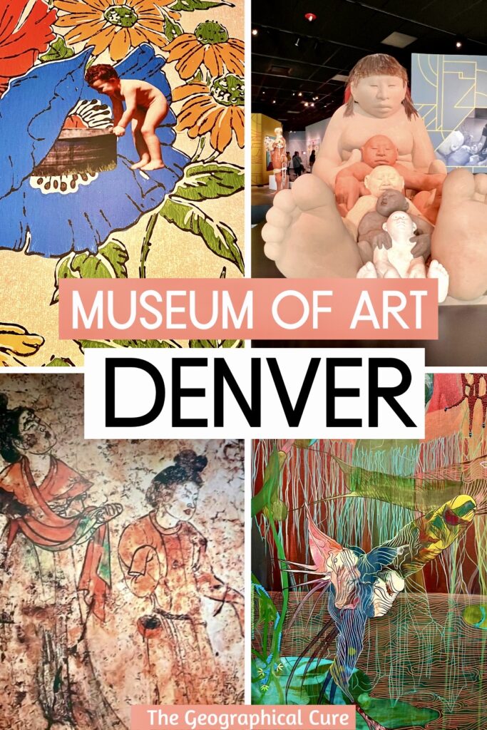 Pinterest pin for guide to the Denver Art Museum