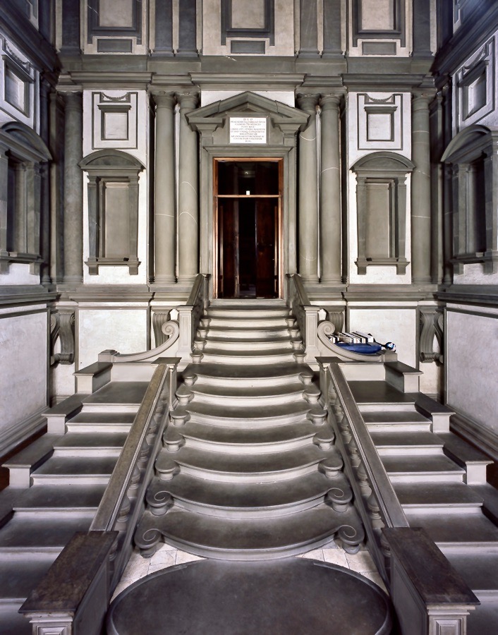 stairway of the Laurentian Library