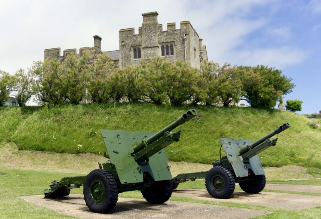 Dover Castle and cannons