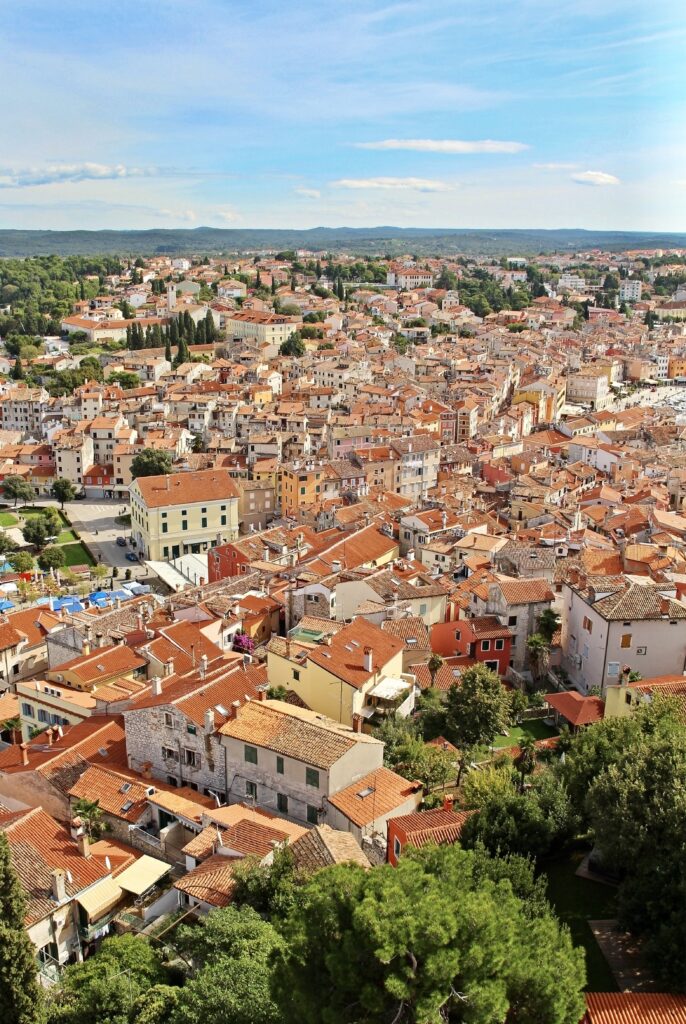 view from the bell tower St. Euphemia