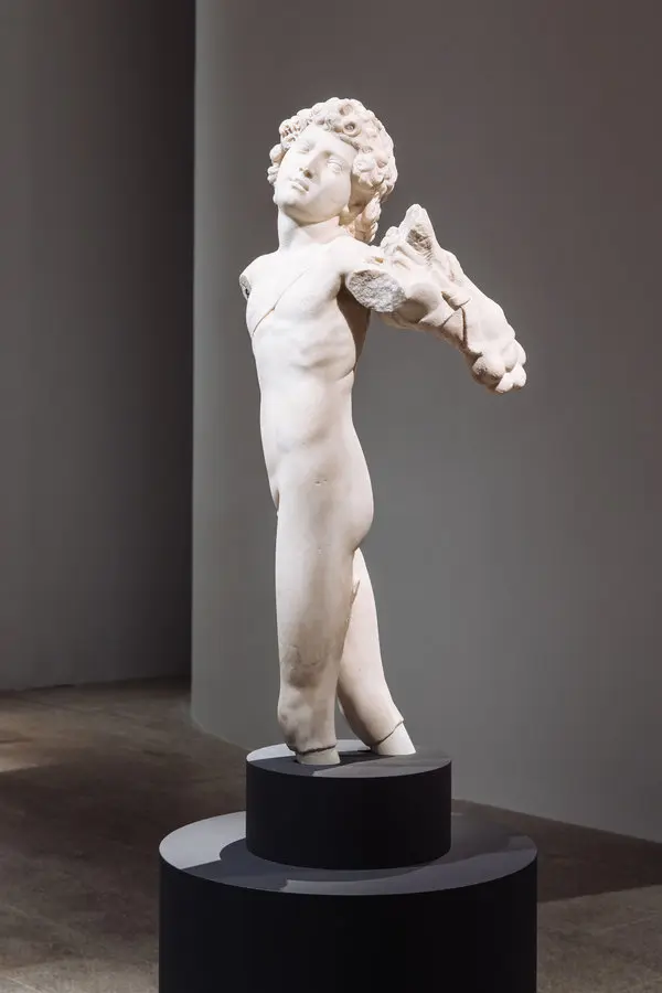 Michelangelo, Cupid, 1496-97, a famous Michelangelo sculpture in the United States
