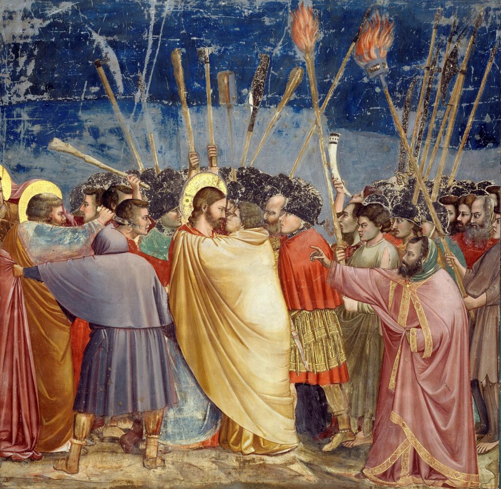 Giotto, The Kiss of Judas, 1303-05