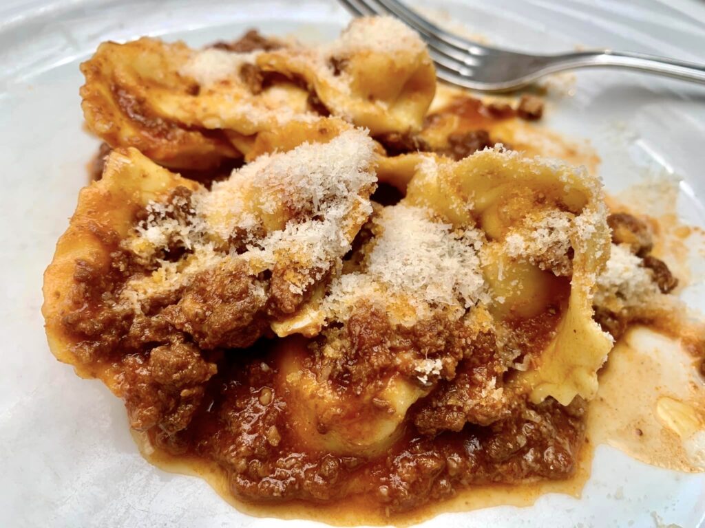 Cappelletti al ragu at Ca de Ven