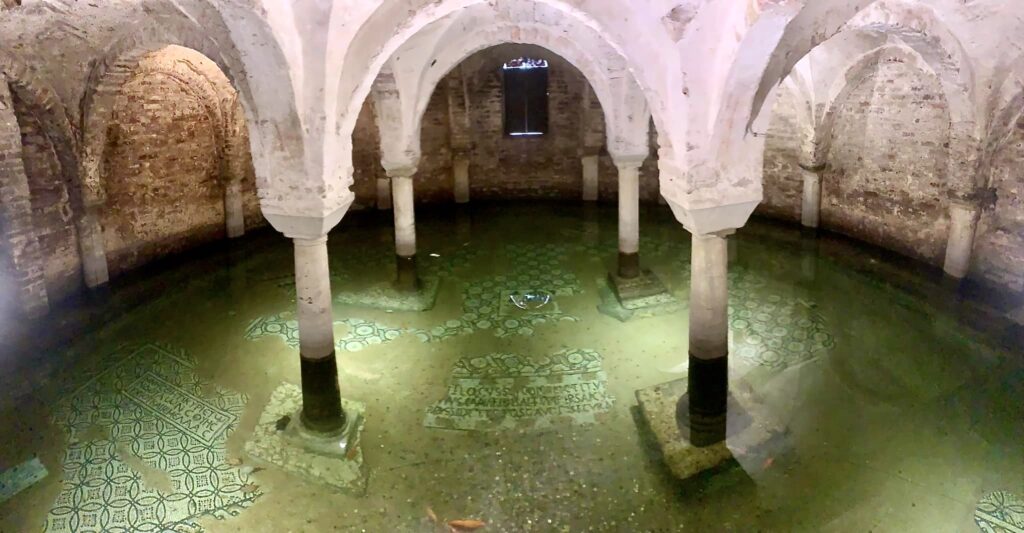 crypt in the Basilica of San Francesco