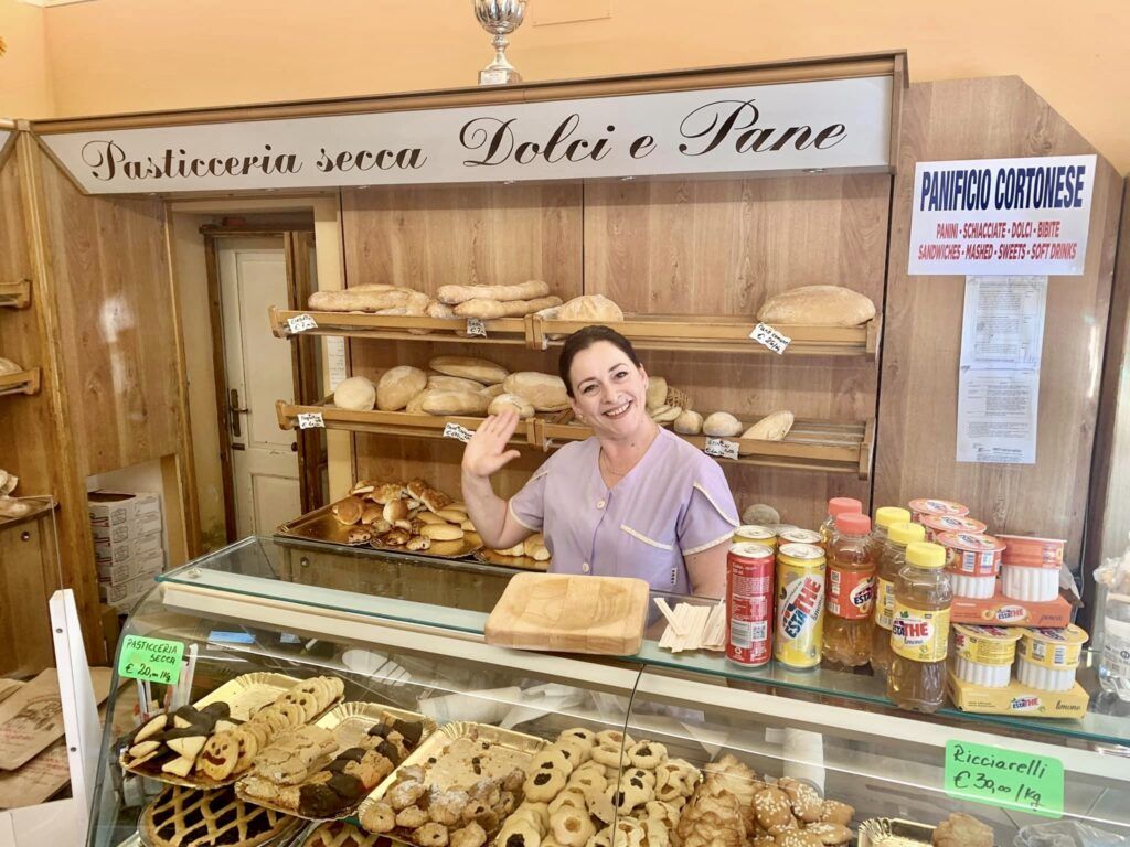 the oldest bakery in Cortona