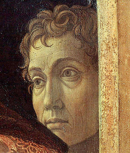possible self-portrait of Andrea Mantegna