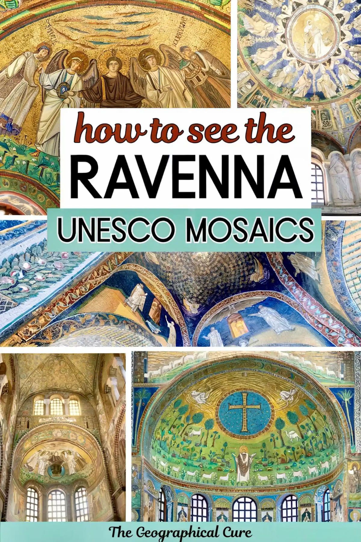 pin graphic showing the mosaics of Ravenna