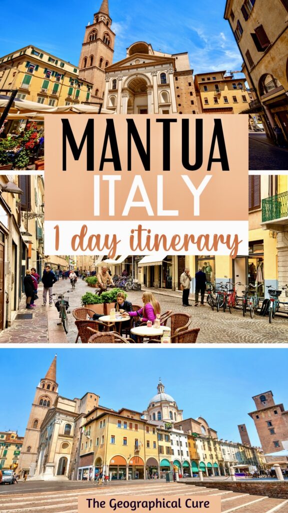 Pinterest pin for one day in Mantua itinerary