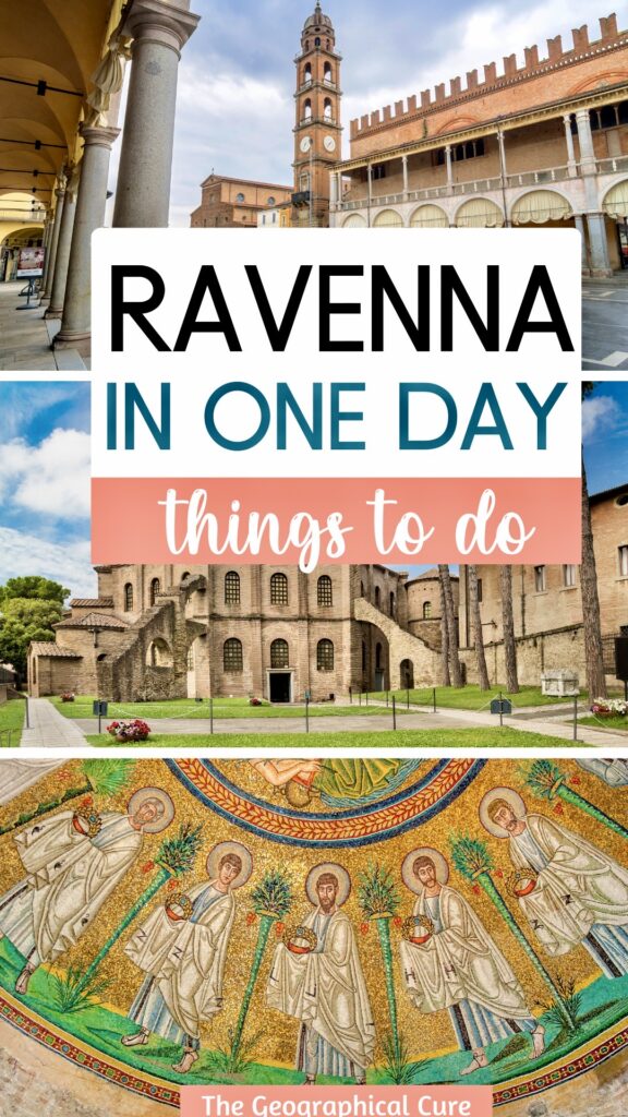 Pinterest pin for one day in Ravenna itinerary