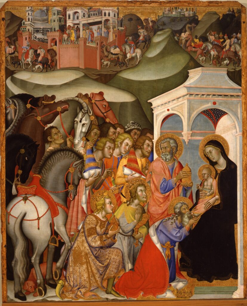 Bartolo di Fredi's Adoration of the Magi -- considered his masterpiece
