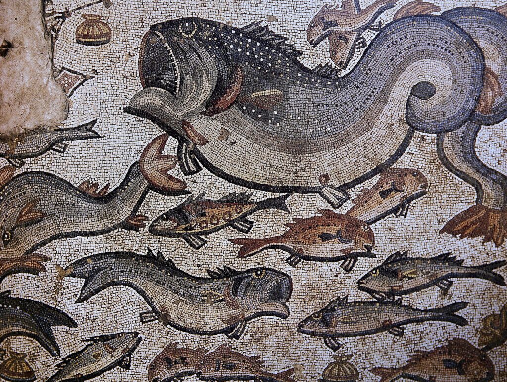mosaic in the Arian Baptistery