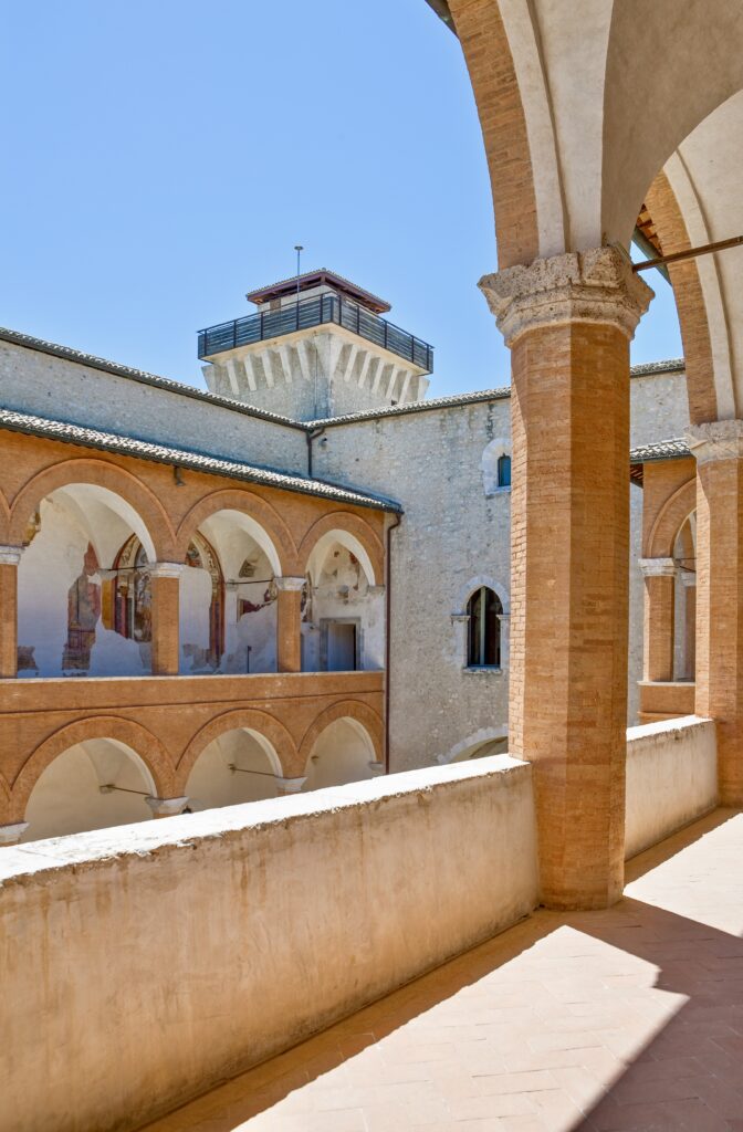 inside of the Albornoziana fortress