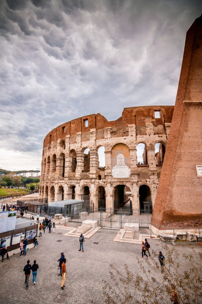 exterior view of the Colosseum