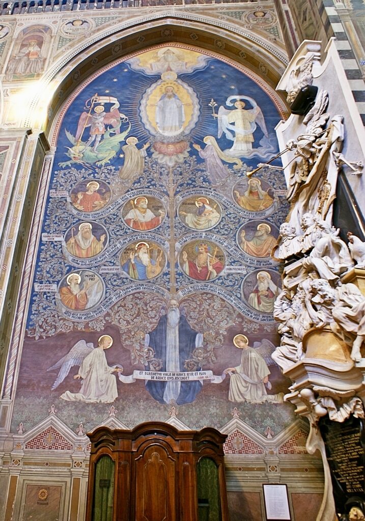 frescos in the apse
