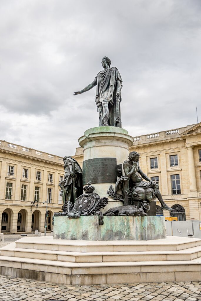 Statue of Louis XV at Place Royale