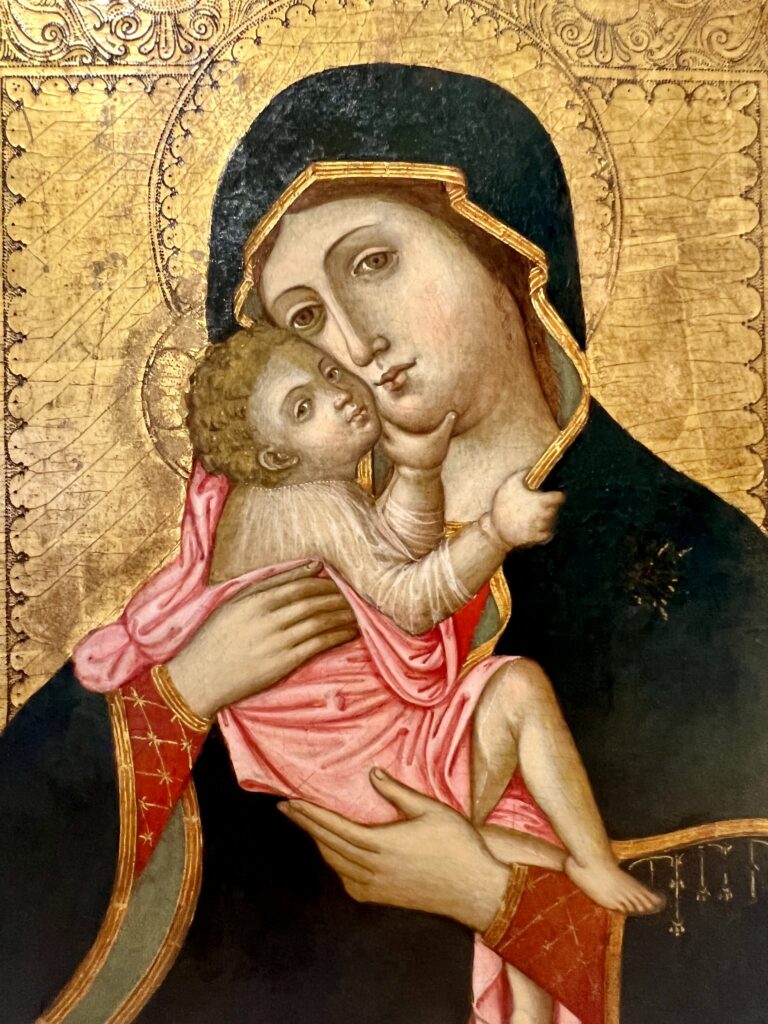 Madonna and Child painting in the Diocesan Museum