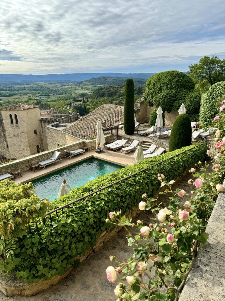 pool at Hotel Crillon-le-Brave