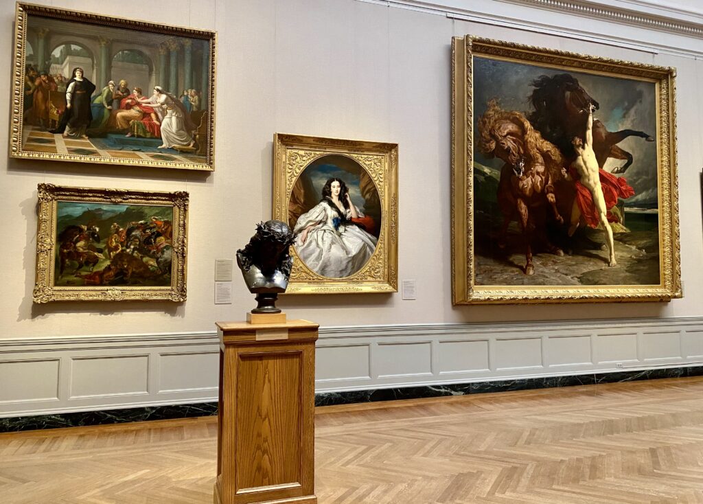 gallery in the European art section of the museum
