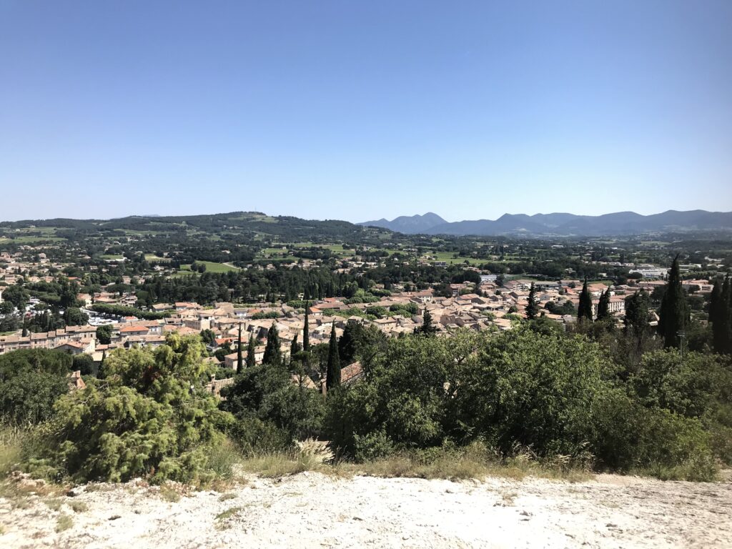 view from the chateau