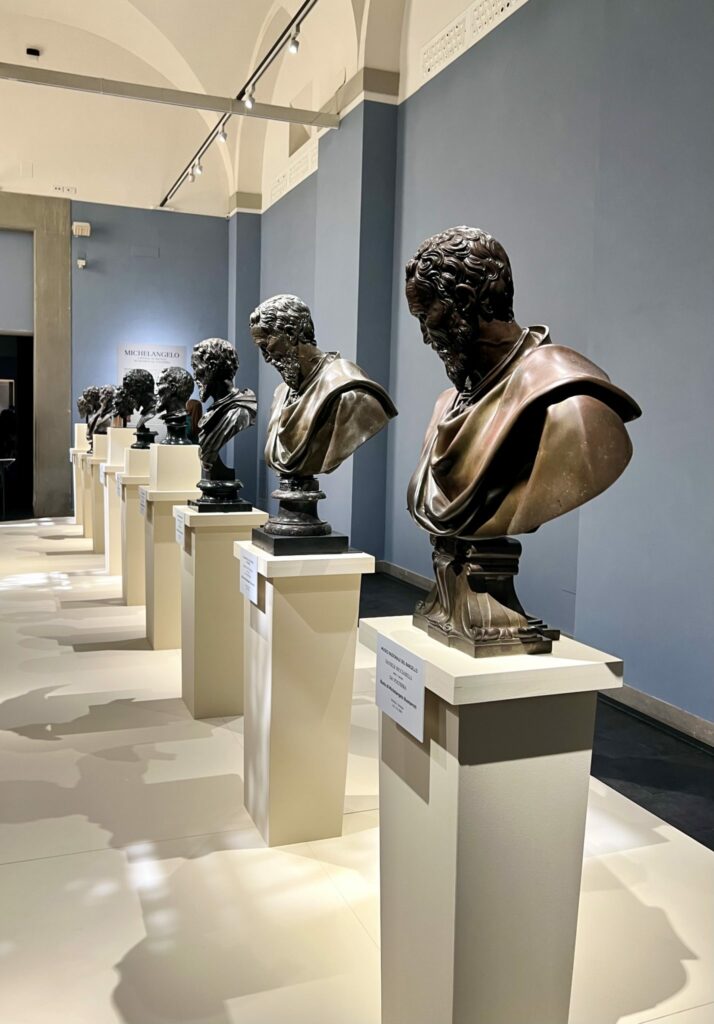 Daniele da Volterra busts of Michelangelo in the Accademia