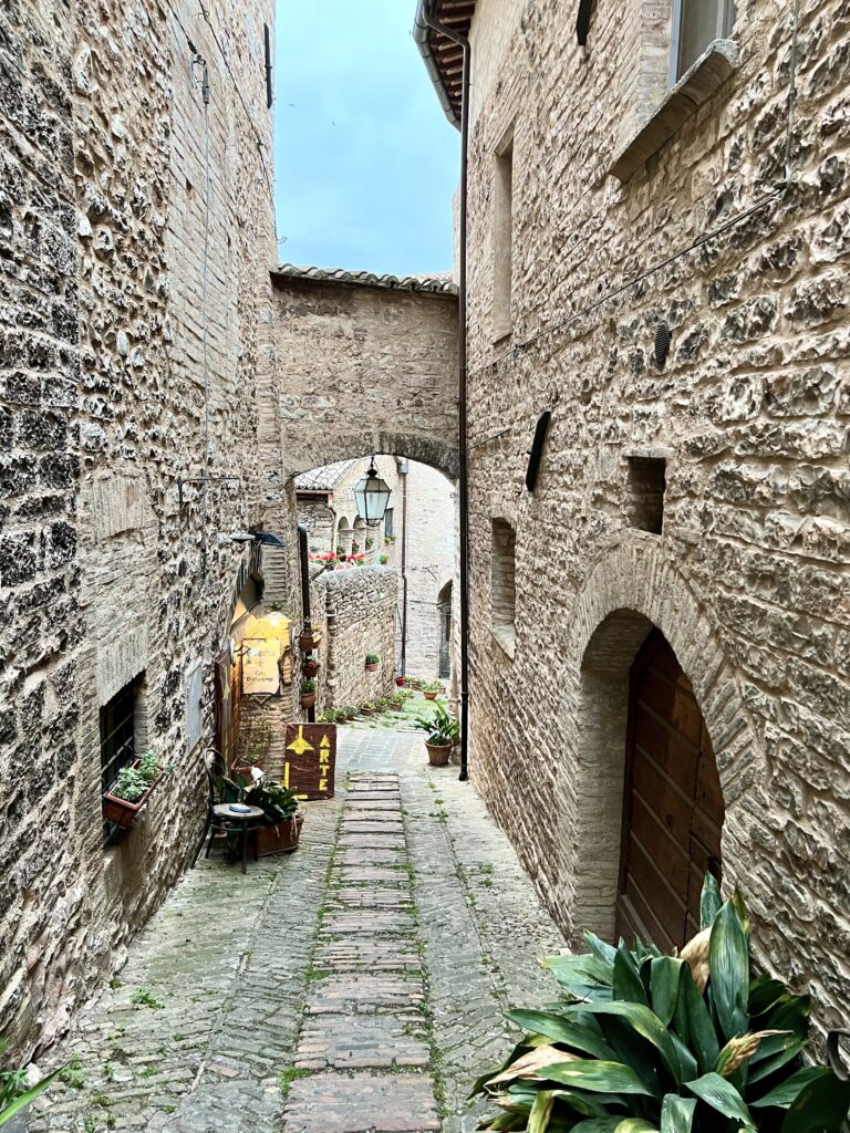 street in Spello