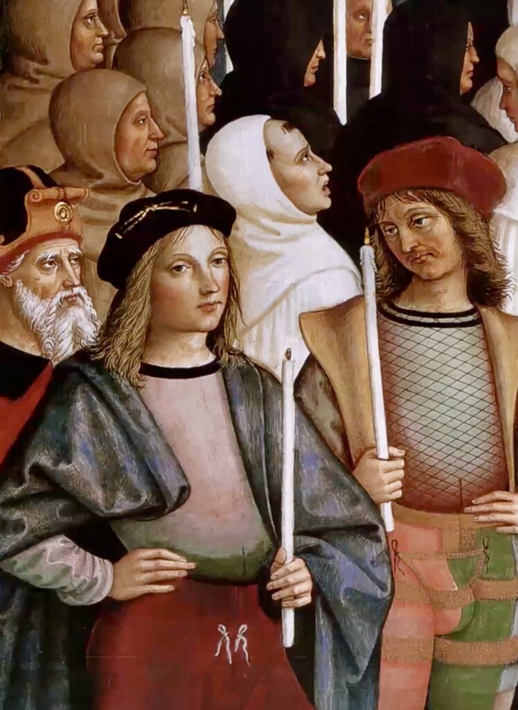 portraits of Pinturicchio and Raphael