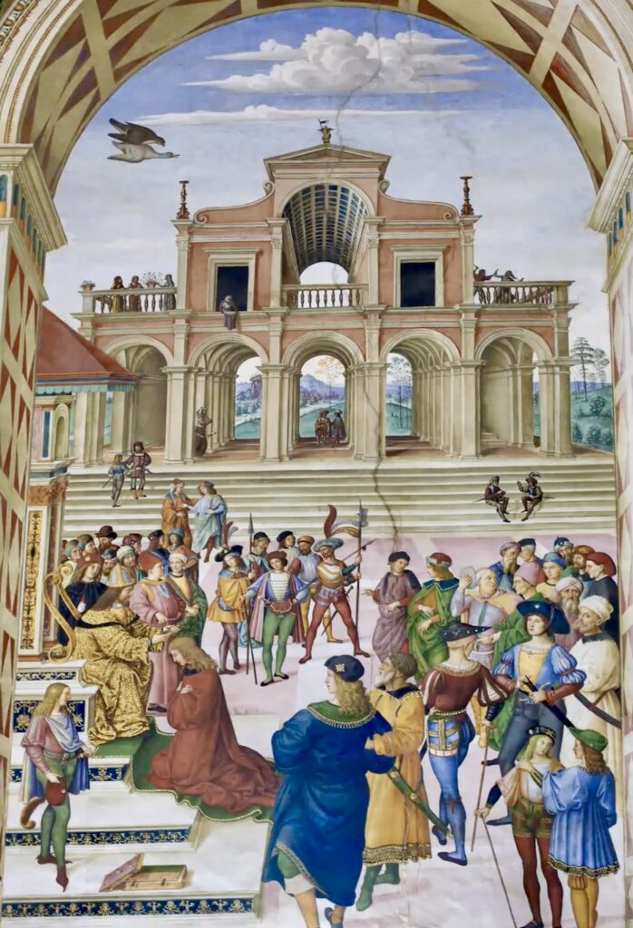 Frederick III Crowning Aneas Piccolomini